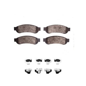 Ford F-250 Brake Pads - Rear - R1 Concepts - Ceramic - `10-`12